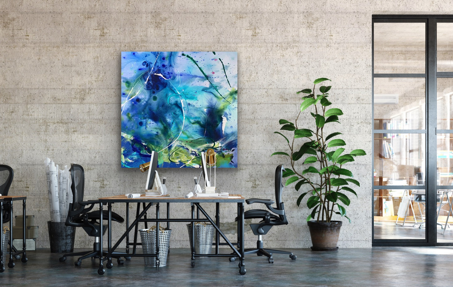 Chimeras, ACRYLIC, 36" x 36"