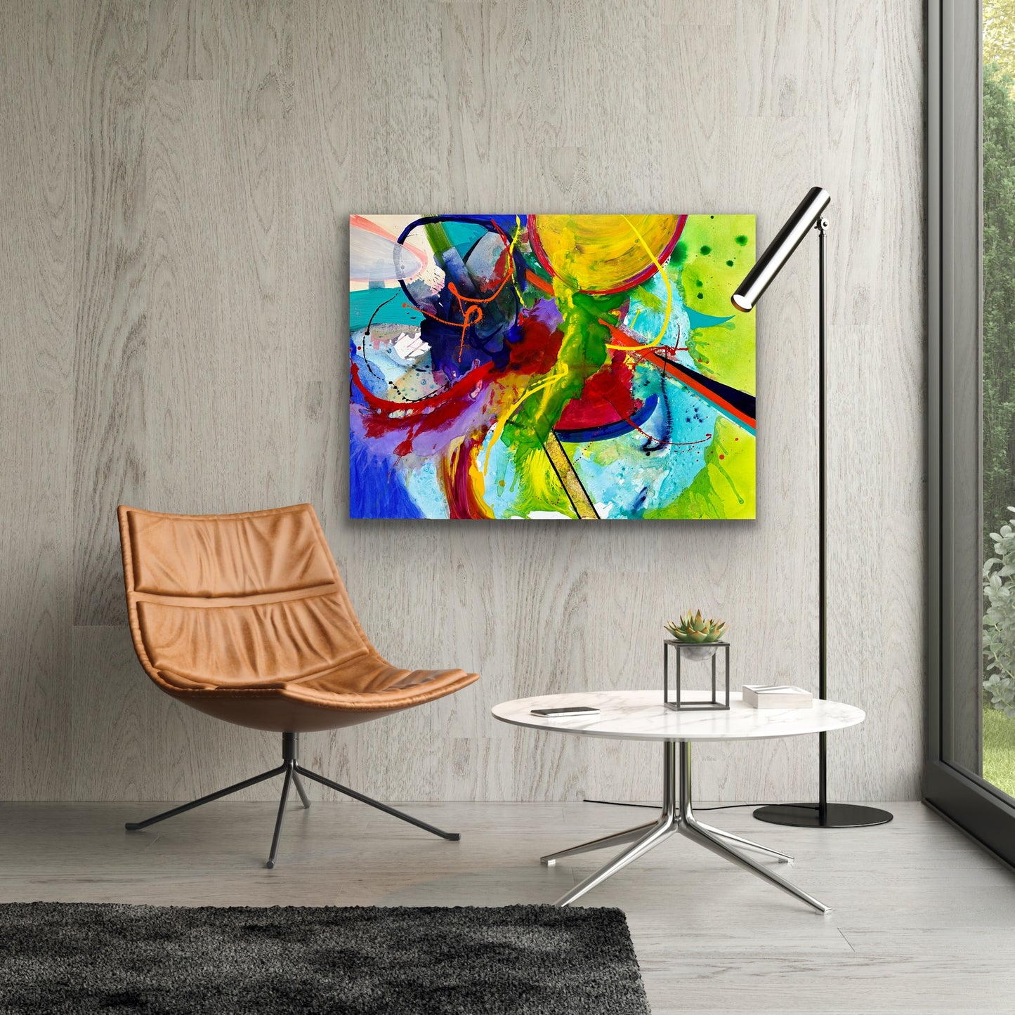 Thunderbolt, ACRYLIC, 36" x 48"