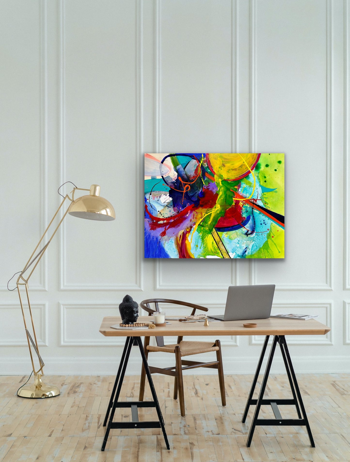 Thunderbolt, ACRYLIC, 36" x 48"