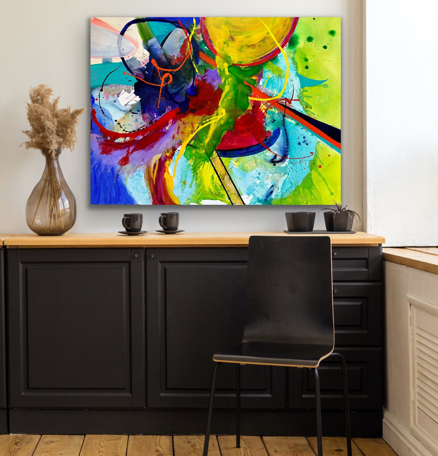 Thunderbolt, ACRYLIC, 36" x 48"