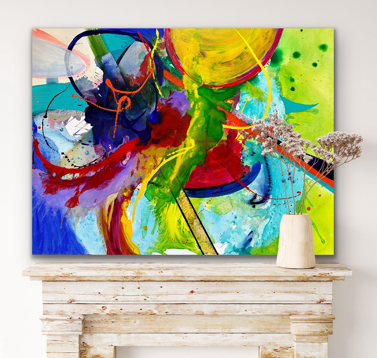 Thunderbolt, ACRYLIC, 36" x 48"