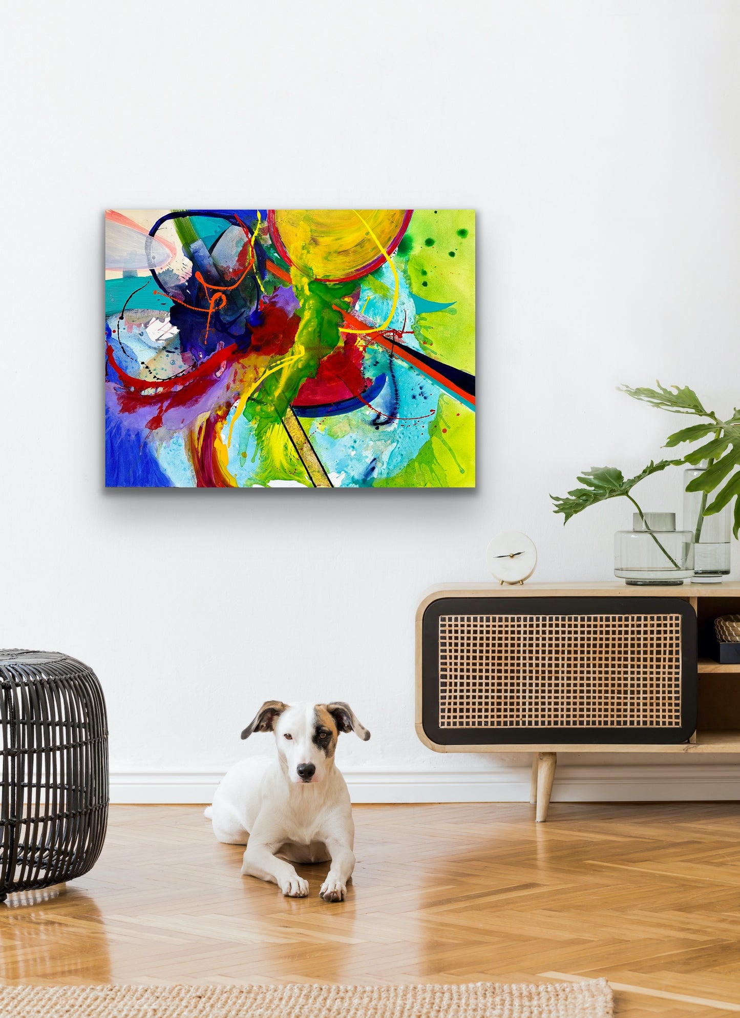 Thunderbolt, ACRYLIC, 36" x 48"