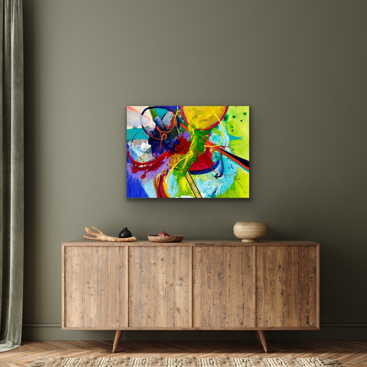 Thunderbolt, ACRYLIC, 36" x 48"
