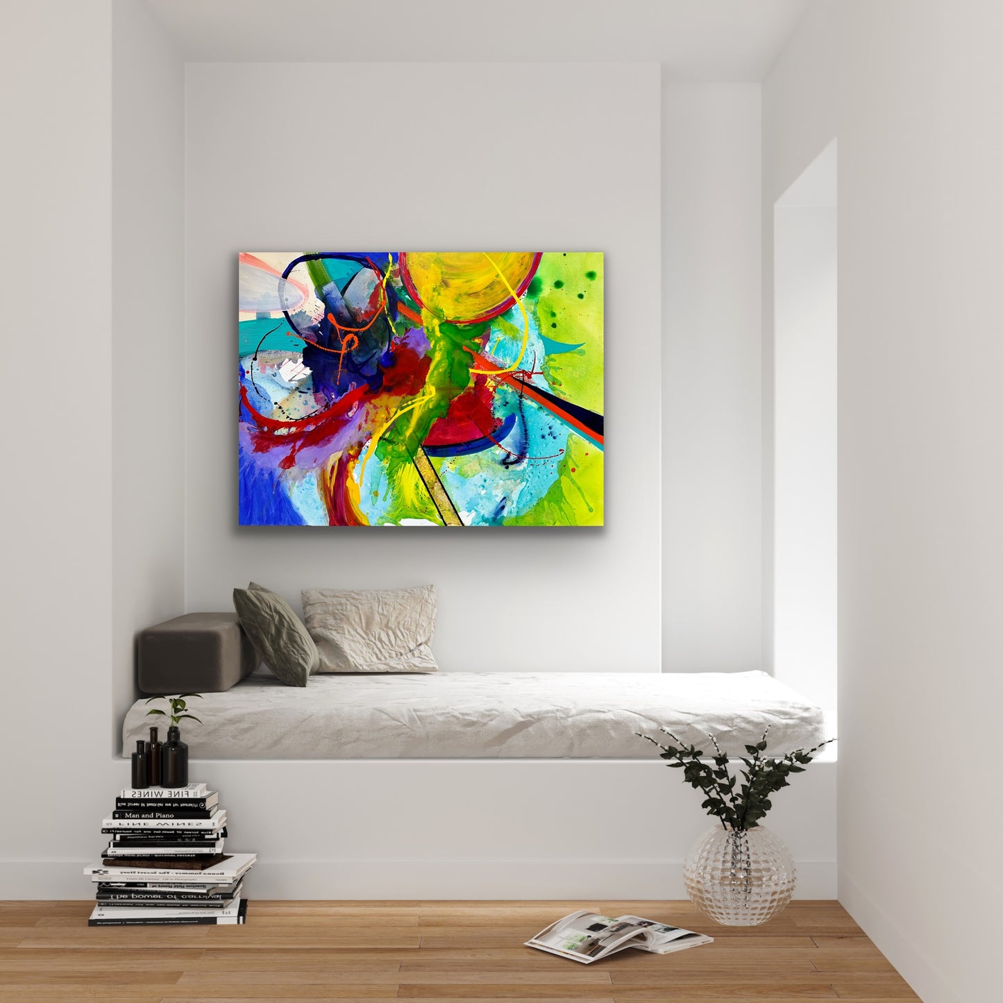 Thunderbolt, ACRYLIC, 36" x 48"