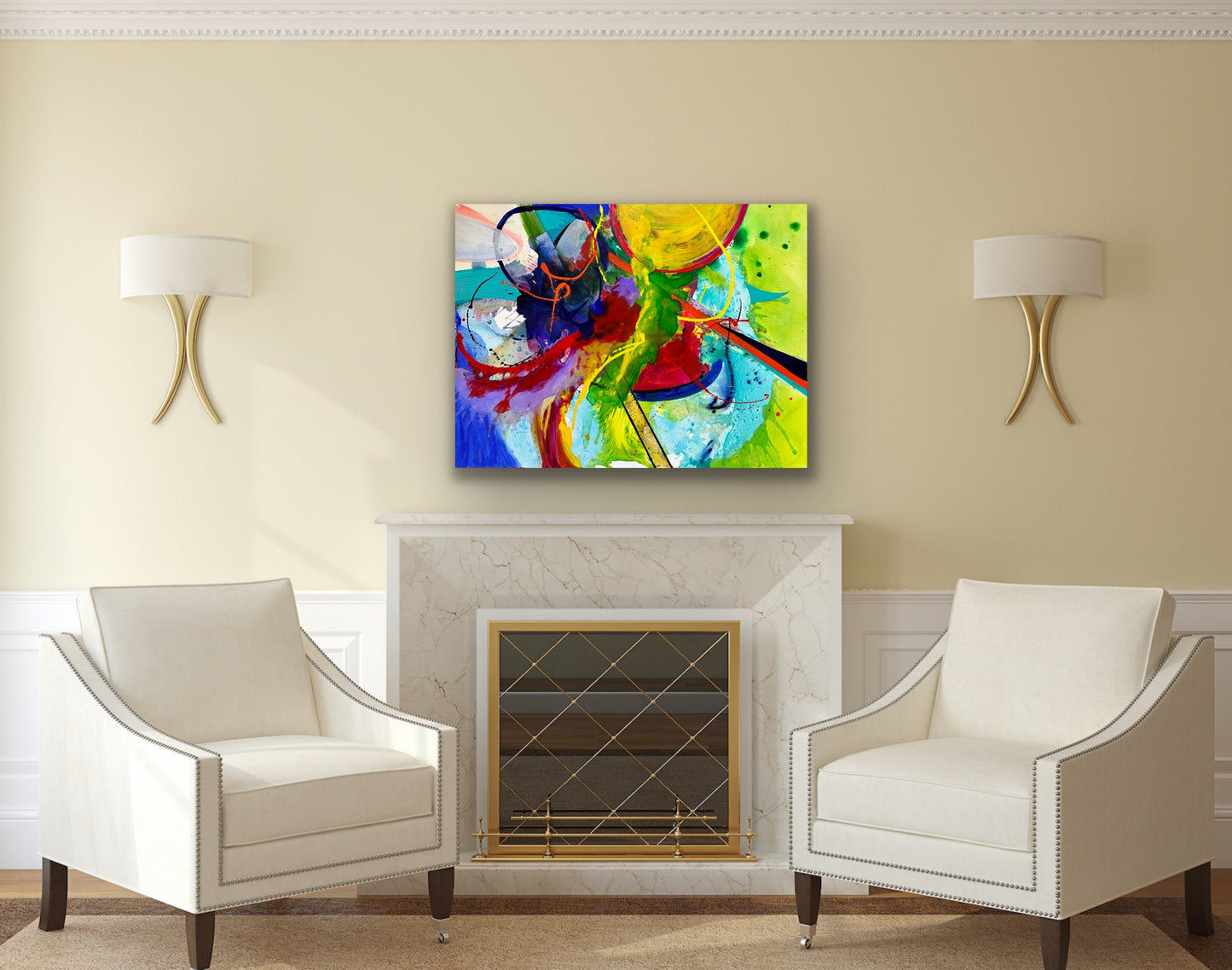 Thunderbolt, ACRYLIC, 36" x 48"