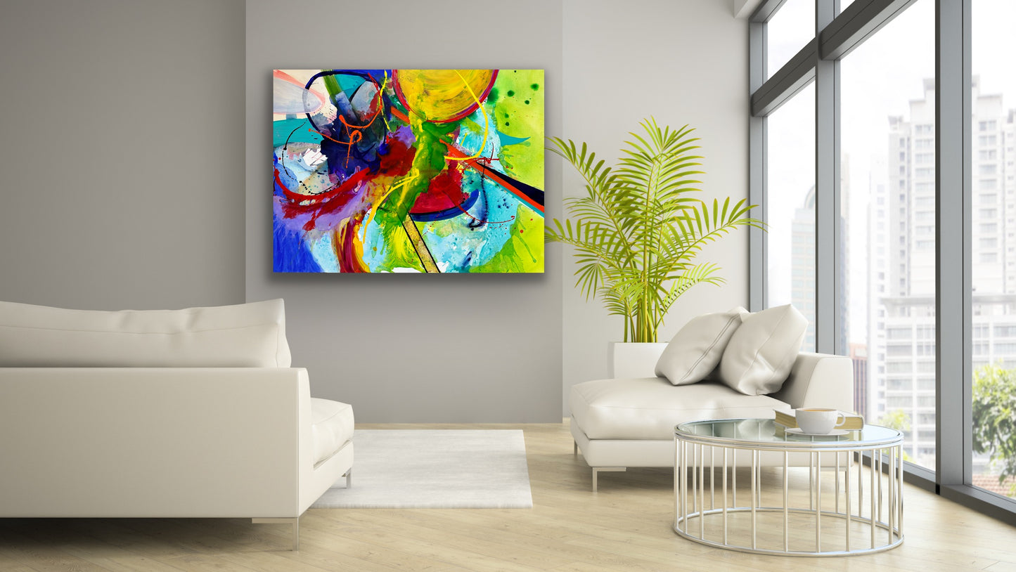 Thunderbolt, ACRYLIC, 36" x 48"