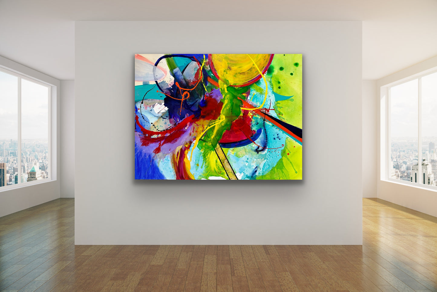 Thunderbolt, ACRYLIC, 36" x 48"