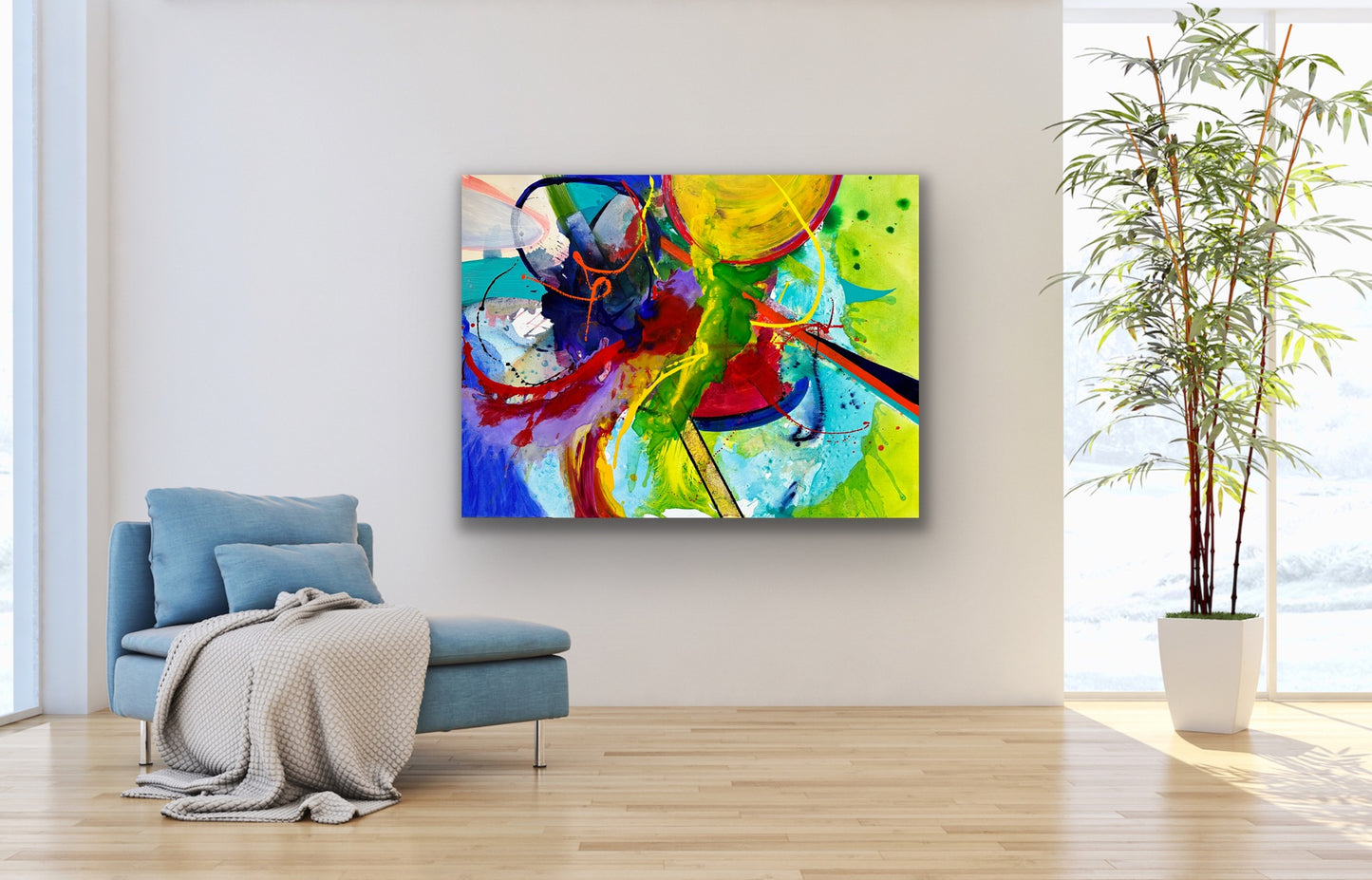 Thunderbolt, ACRYLIC, 36" x 48"