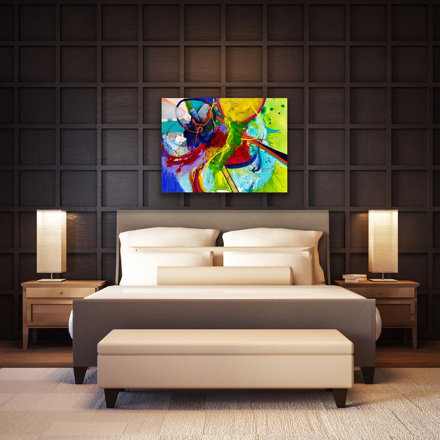 Thunderbolt, ACRYLIC, 36" x 48"