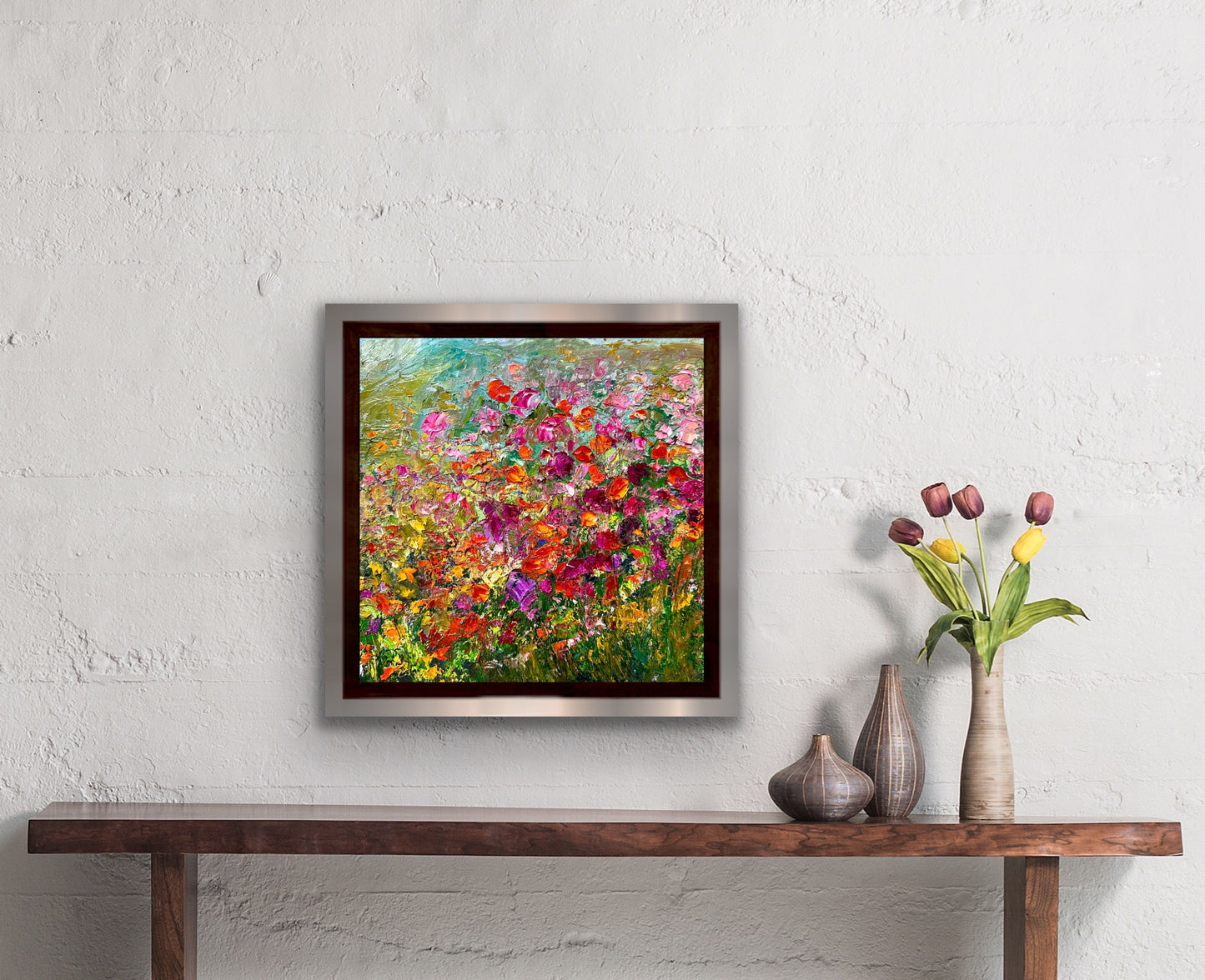 Wild Passion , OIL, 12" x 12"