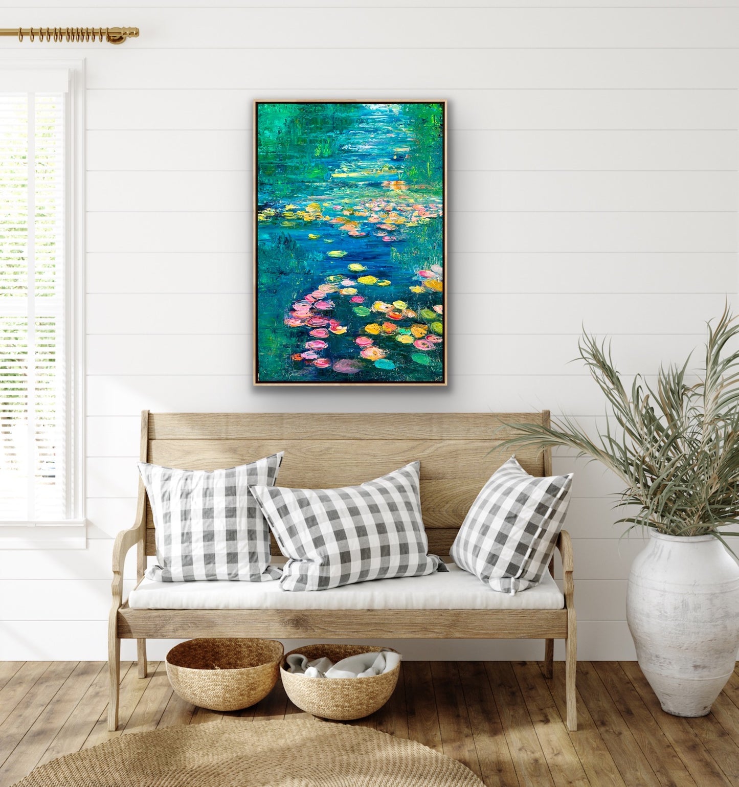 Turquoise Lily River, OIL, 24" x 36"
