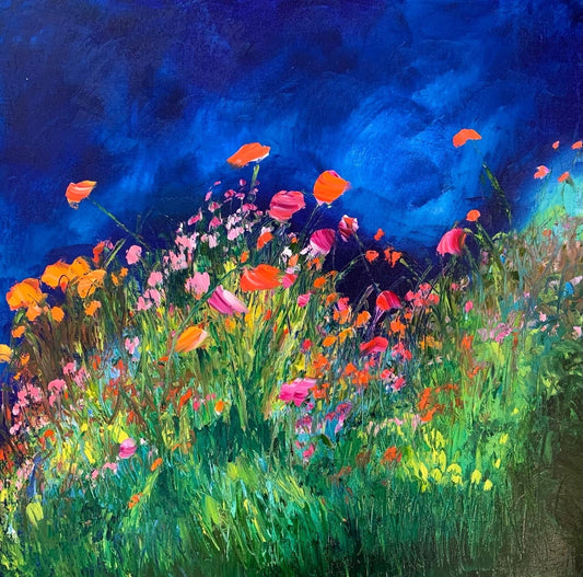 Midnight Dream, OIL, 24" x 24"