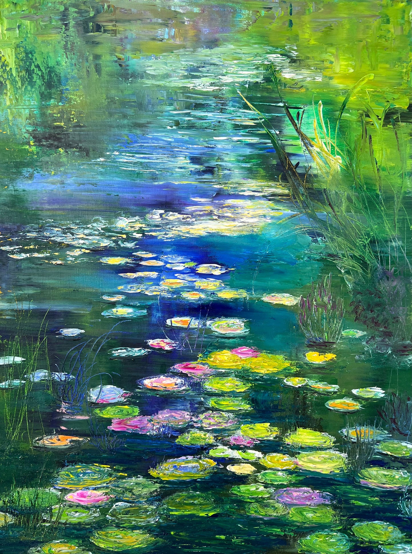 Lily River, OIL, 24" x 18"