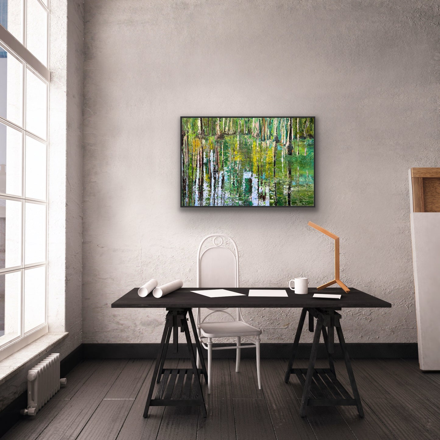 Cypress Gardens Reflection, 24" x 36"