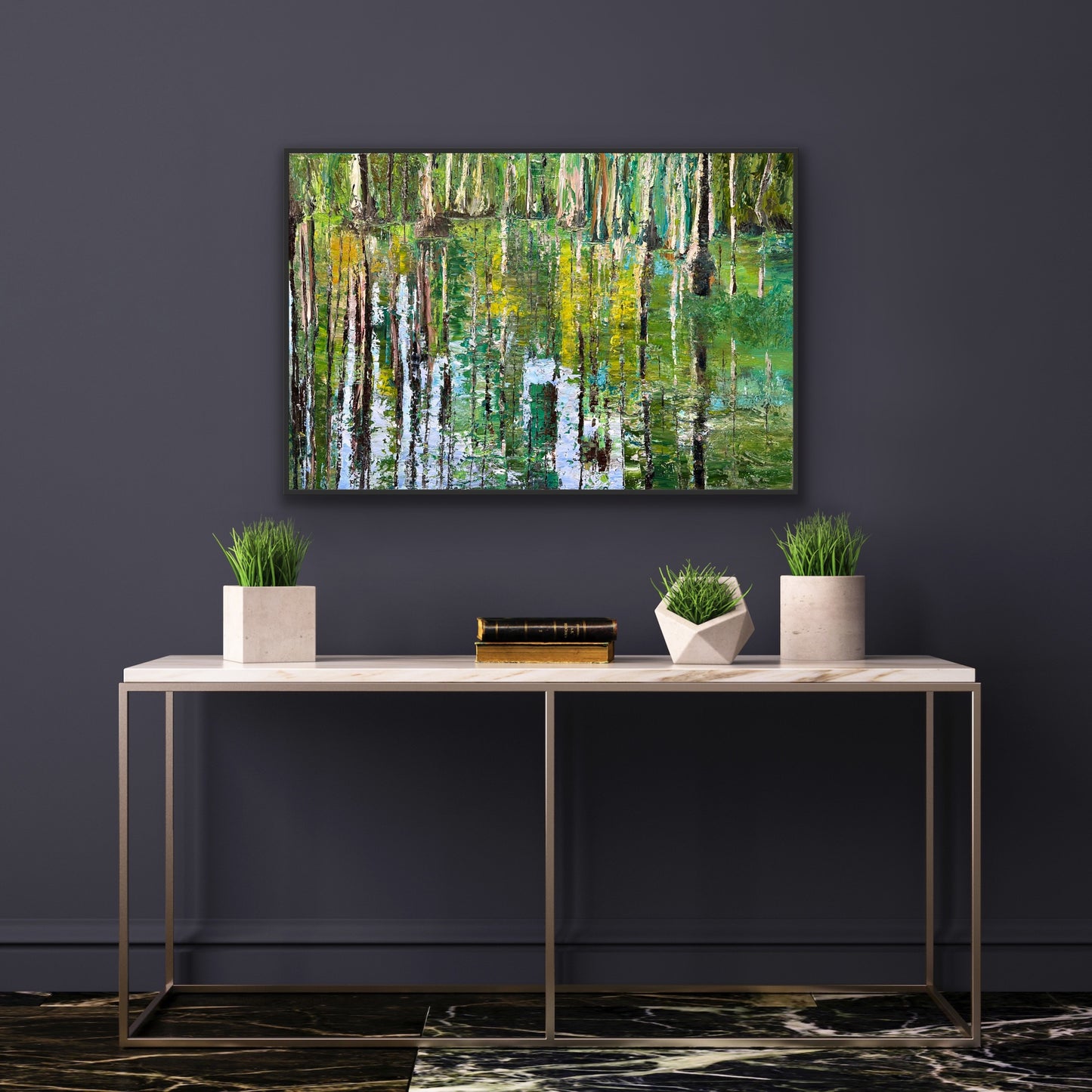 Cypress Gardens Reflection, 24" x 36"