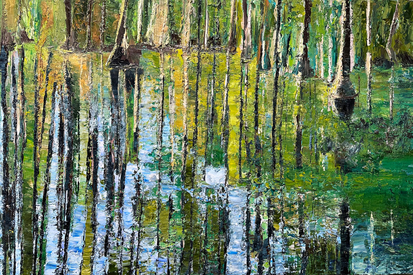 Cypress Gardens Reflection, 24" x 36"