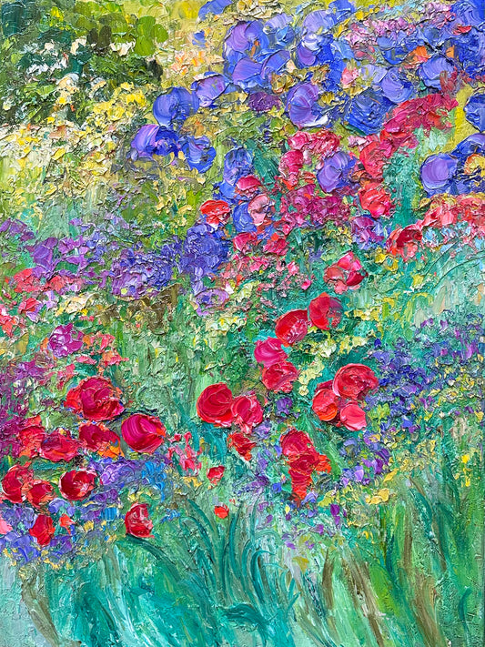 Flower Field, OIL, 24” x 18”
