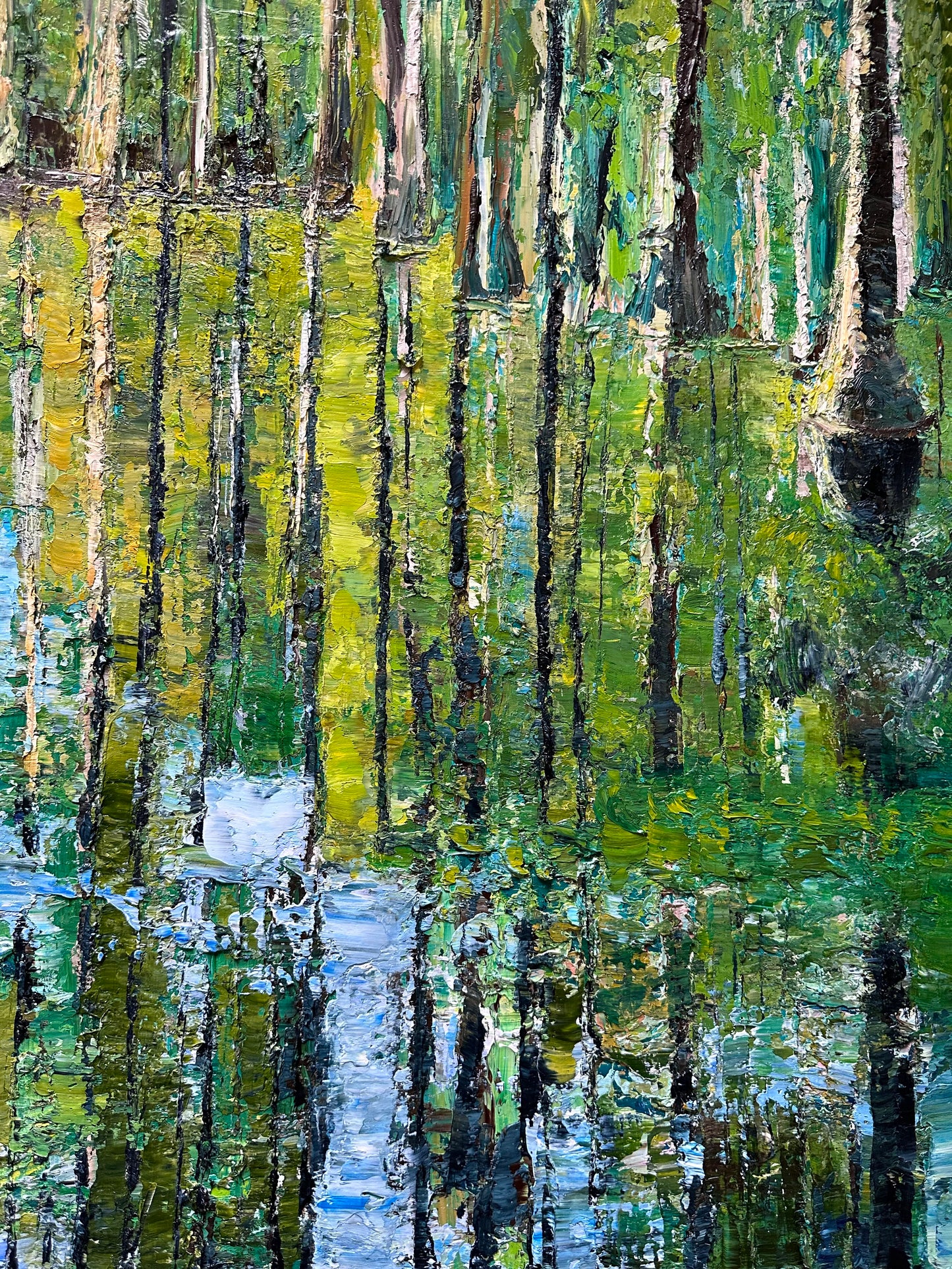 Cypress Gardens Reflection, 24" x 36"