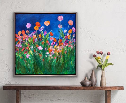 Midnight Stroll, OIL, 20" x 20"