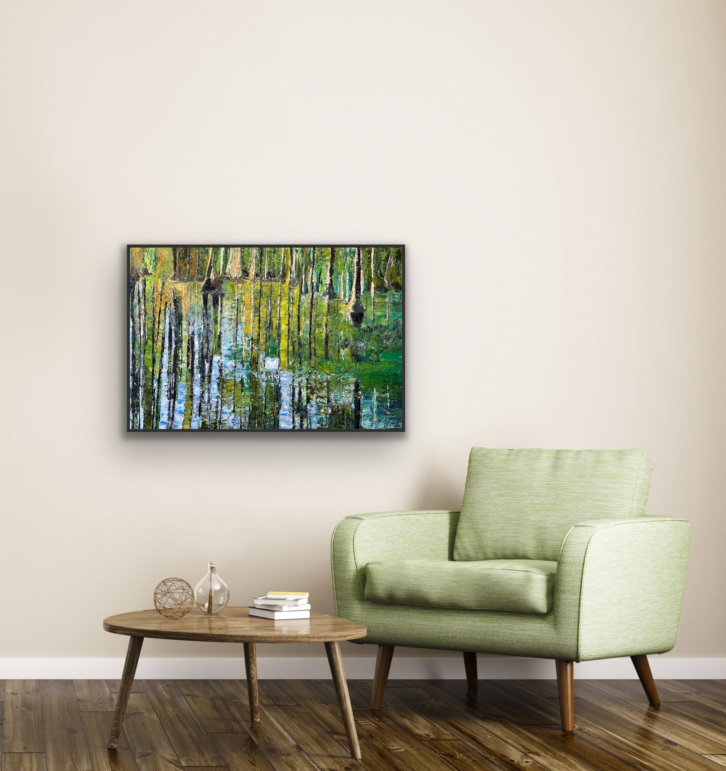 Cypress Gardens Reflection, 24" x 36"