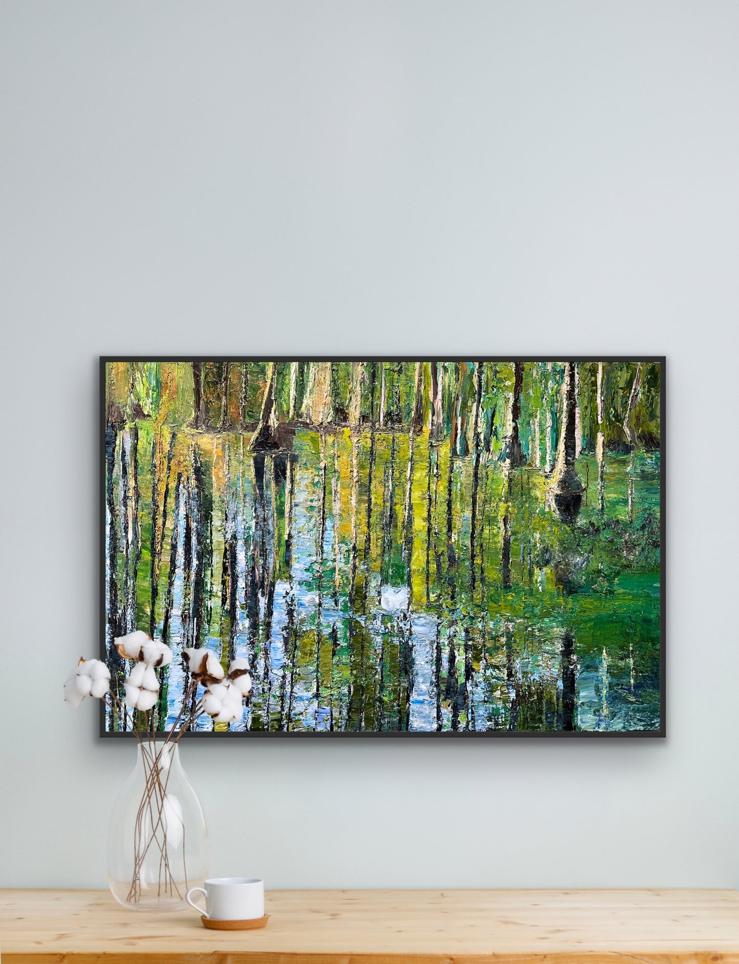 Cypress Gardens Reflection, 24" x 36"