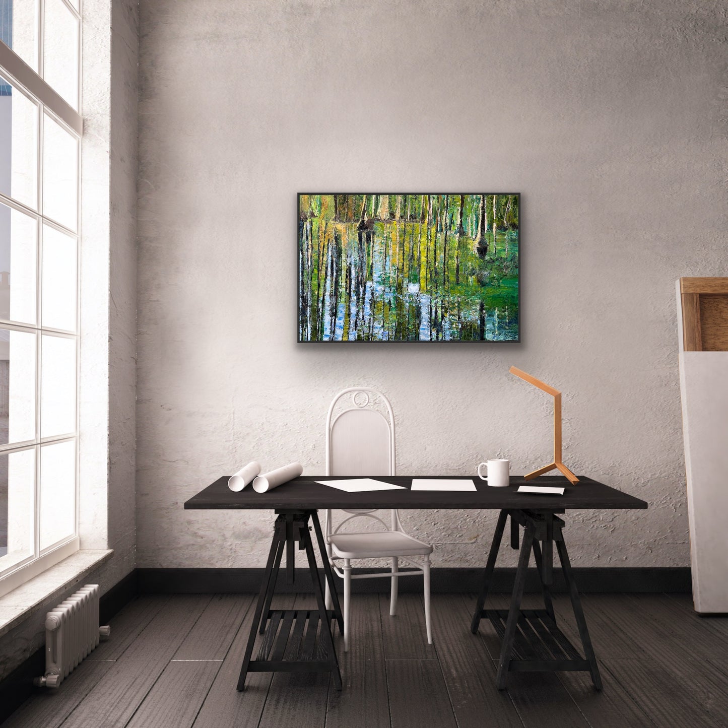 Cypress Gardens Reflection, 24" x 36"