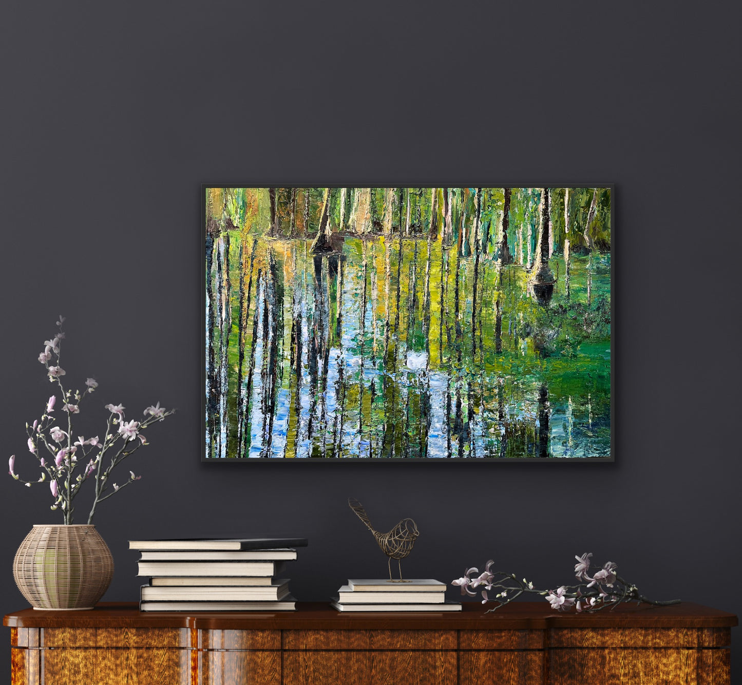 Cypress Gardens Reflection, 24" x 36"