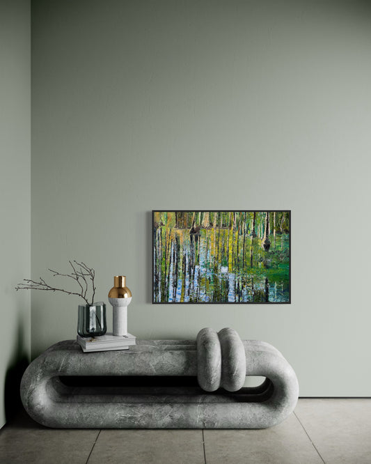 Cypress Gardens Reflection, 24" x 36"