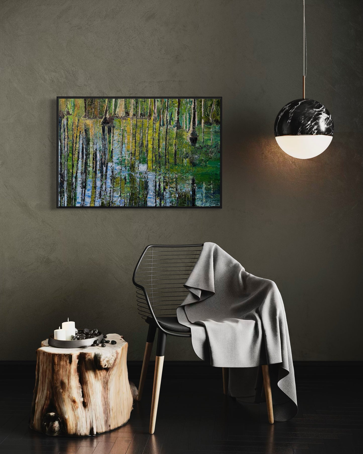 Cypress Gardens Reflection, 24" x 36"