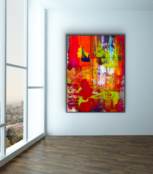 On Fire, ACRYLIC, 36" x 48"