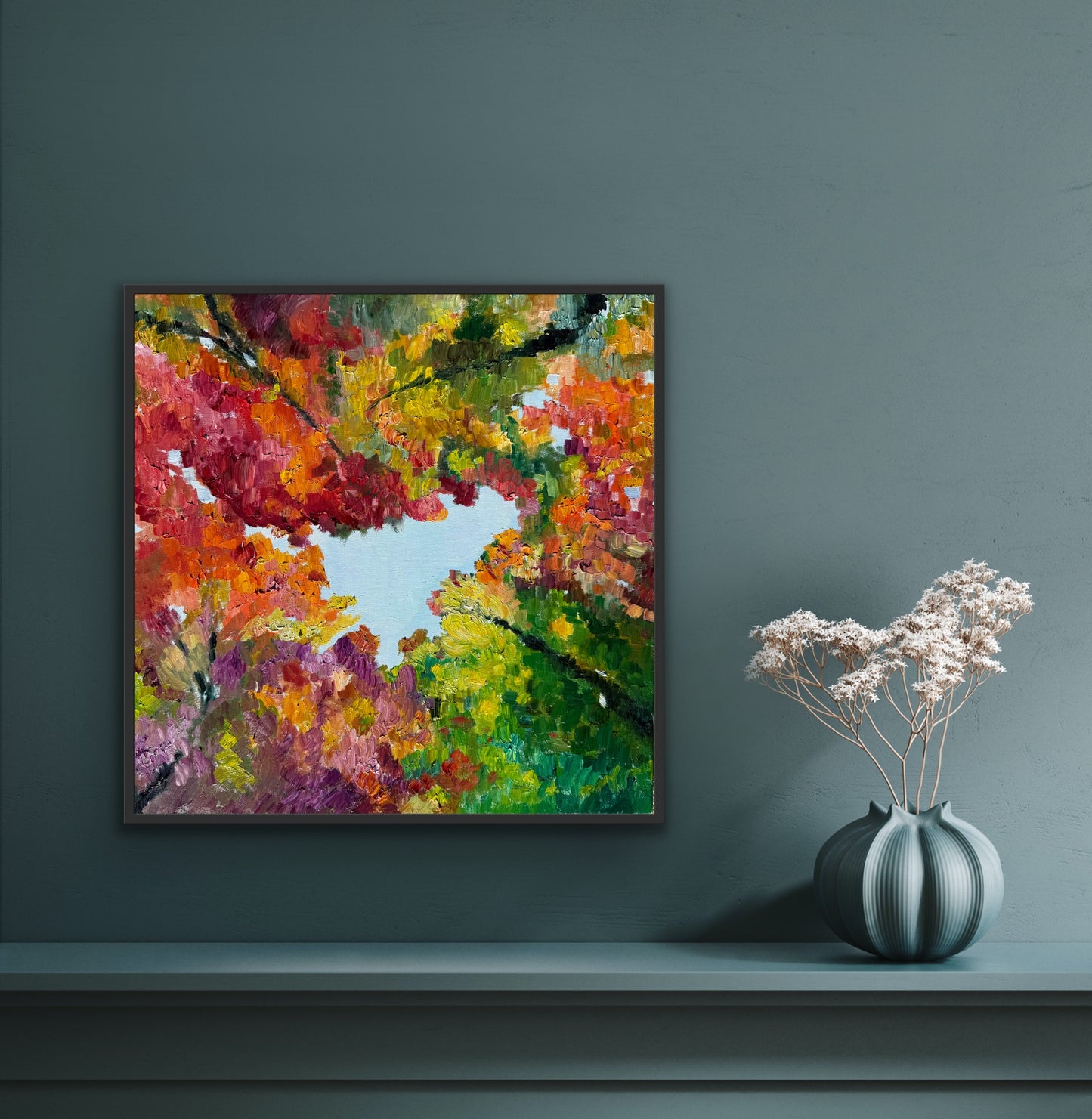 FALL IN LOVE, OIL, 20”x 20"