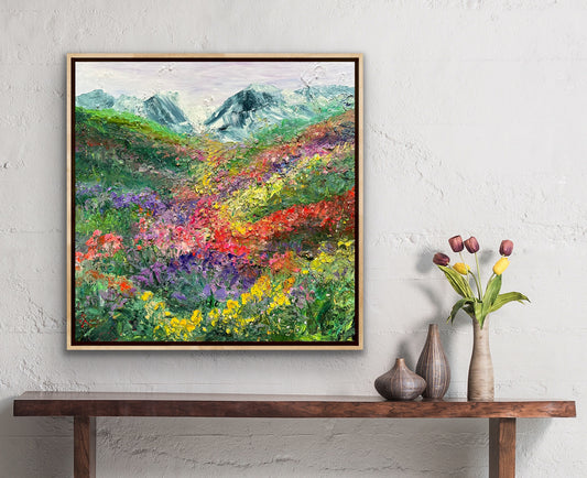 HAPPY VALLEY, OIL, 20" x 20"