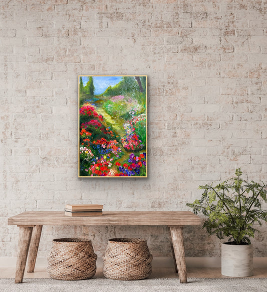 Whimsical Path, OIL, 36" x 24"