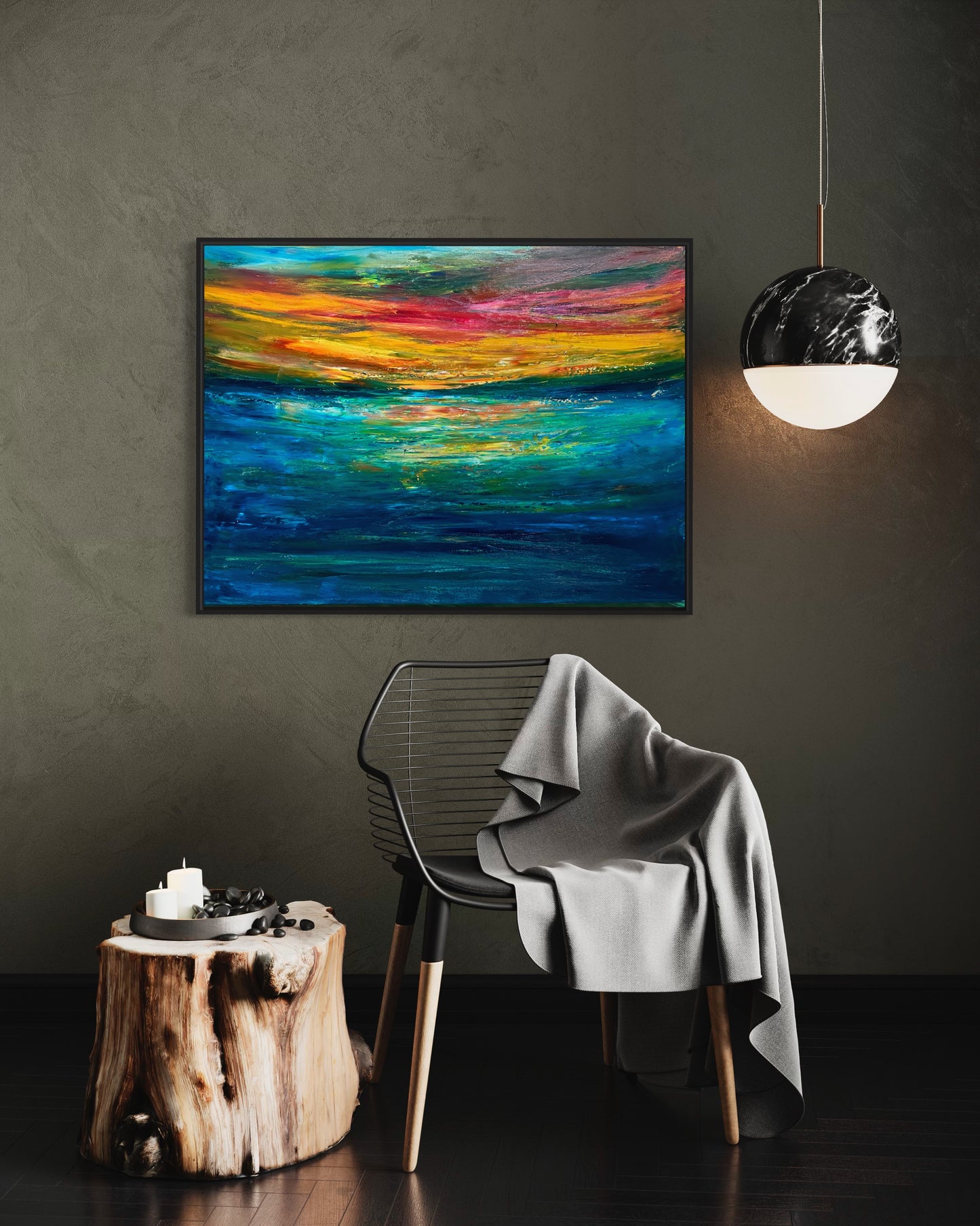 Sunset Love, Oil, 30" x 40"