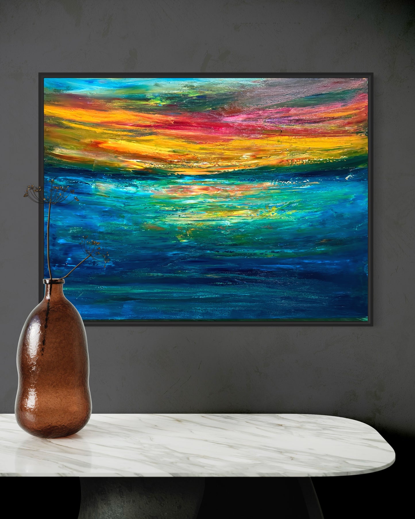 Sunset Love, Oil, 30" x 40"