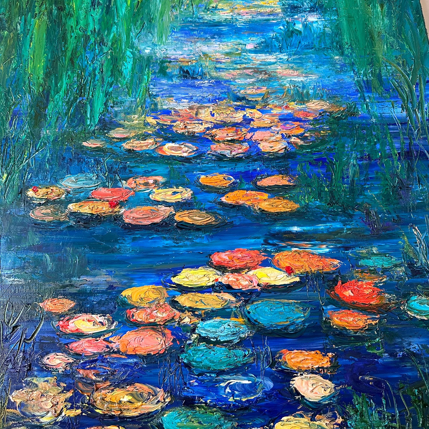 Water Lilies, OIL, 30" x 24"