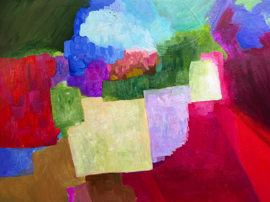 THE VILLAGE, Acrylic, 36" x 48"