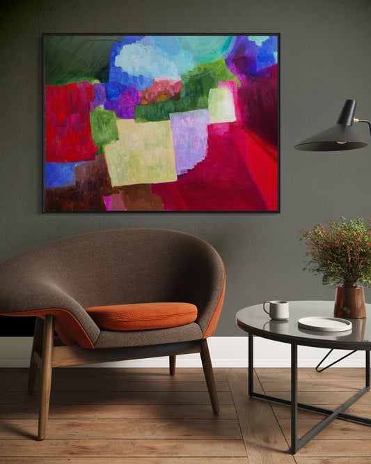 THE VILLAGE, Acrylic, 36" x 48"