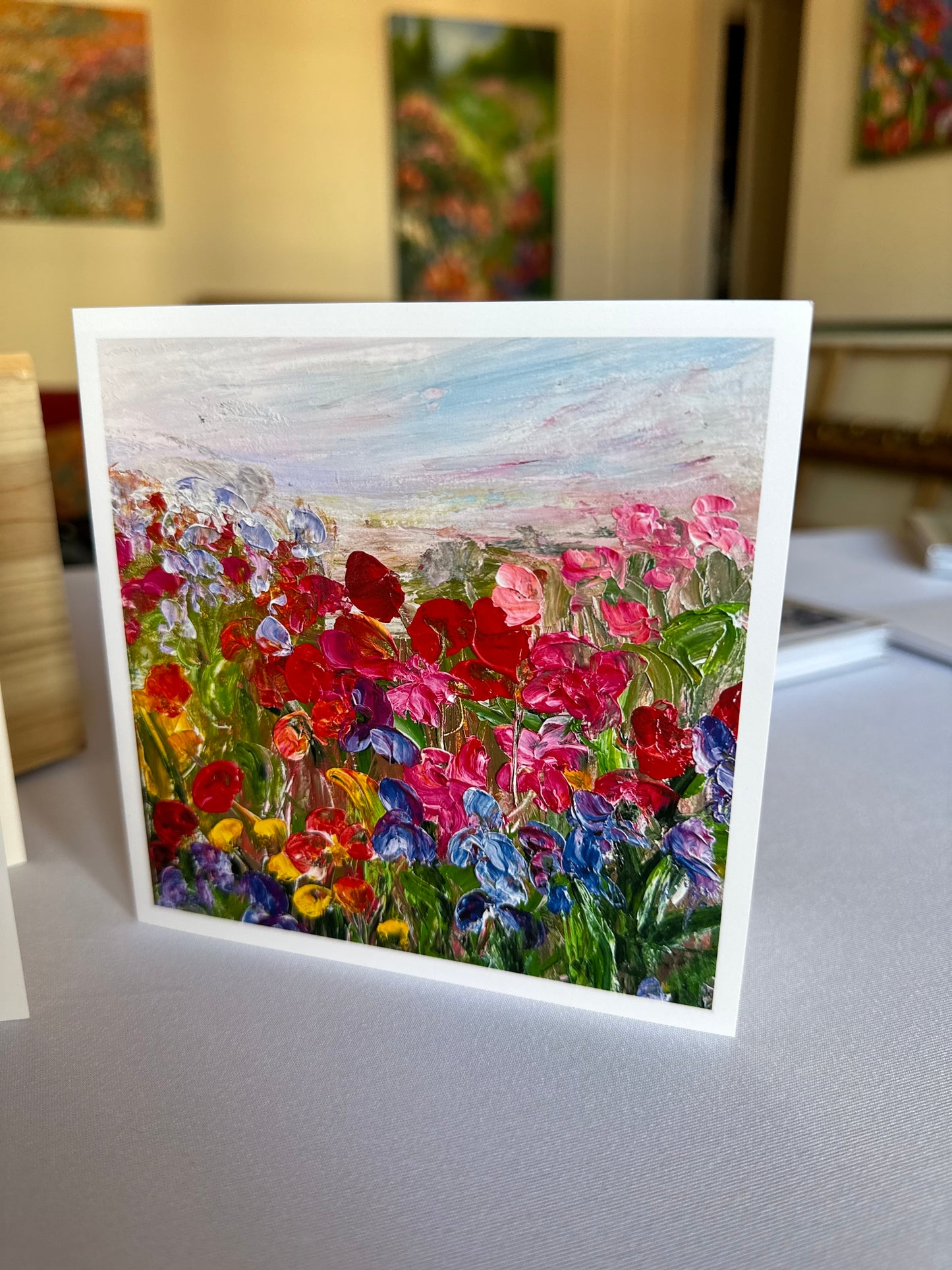 BOX SET 5: Seven Different Floral 5 x 5 Greeting Cards