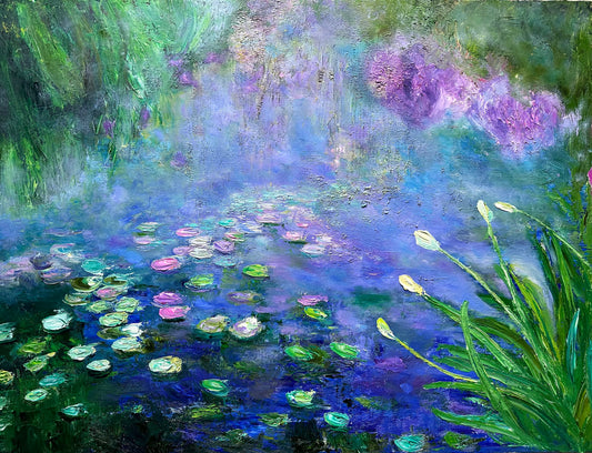 Water Lily Mist For Anna, OIL, 30" x 40"