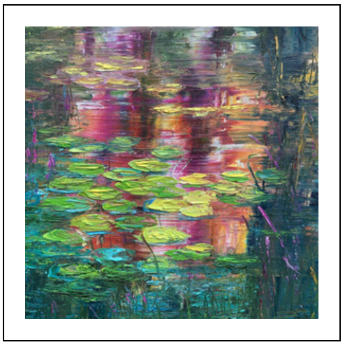Sunset Lilies Print,  12" x 12"