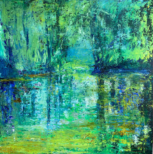 Sanctuary, OIL, 20" x 20"
