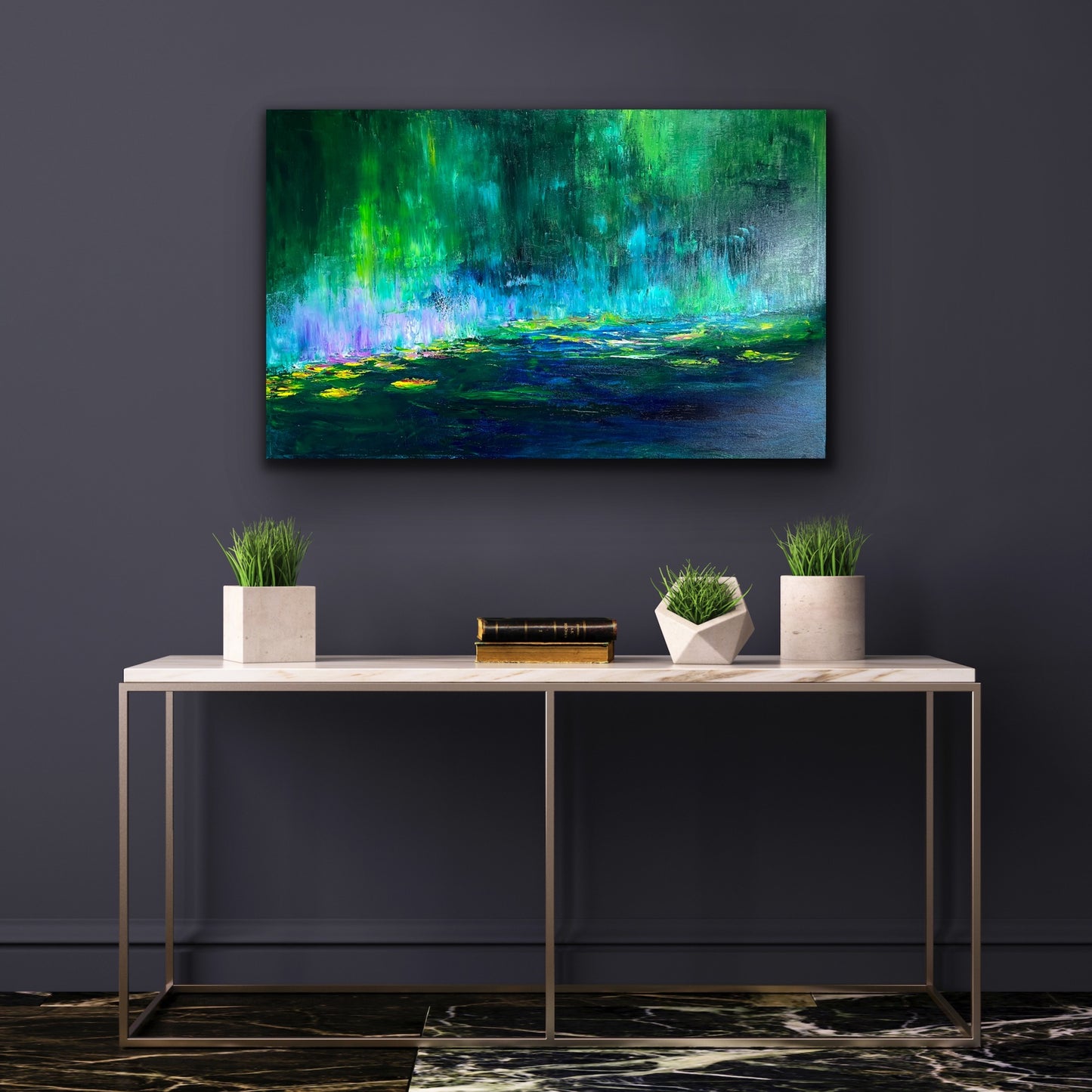 Fairy's Cove II, OIL, 25" x 39" at the Waldorf Astoria Chicago