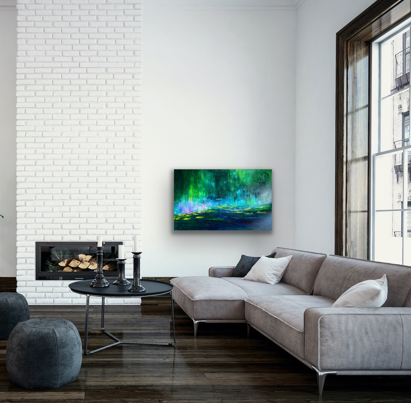Fairy's Cove II, OIL, 25" x 39" at the Waldorf Astoria Chicago