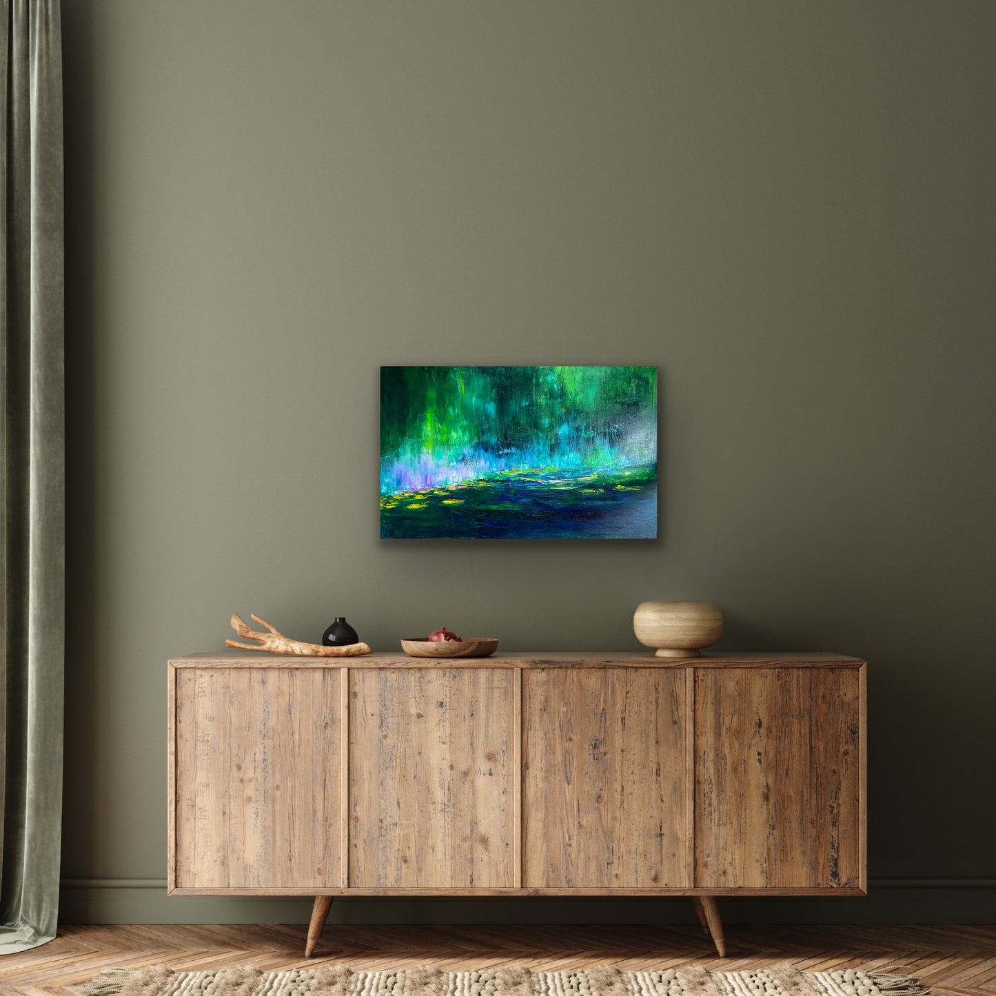 Fairy's Cove II, OIL, 25" x 39" at the Waldorf Astoria Chicago