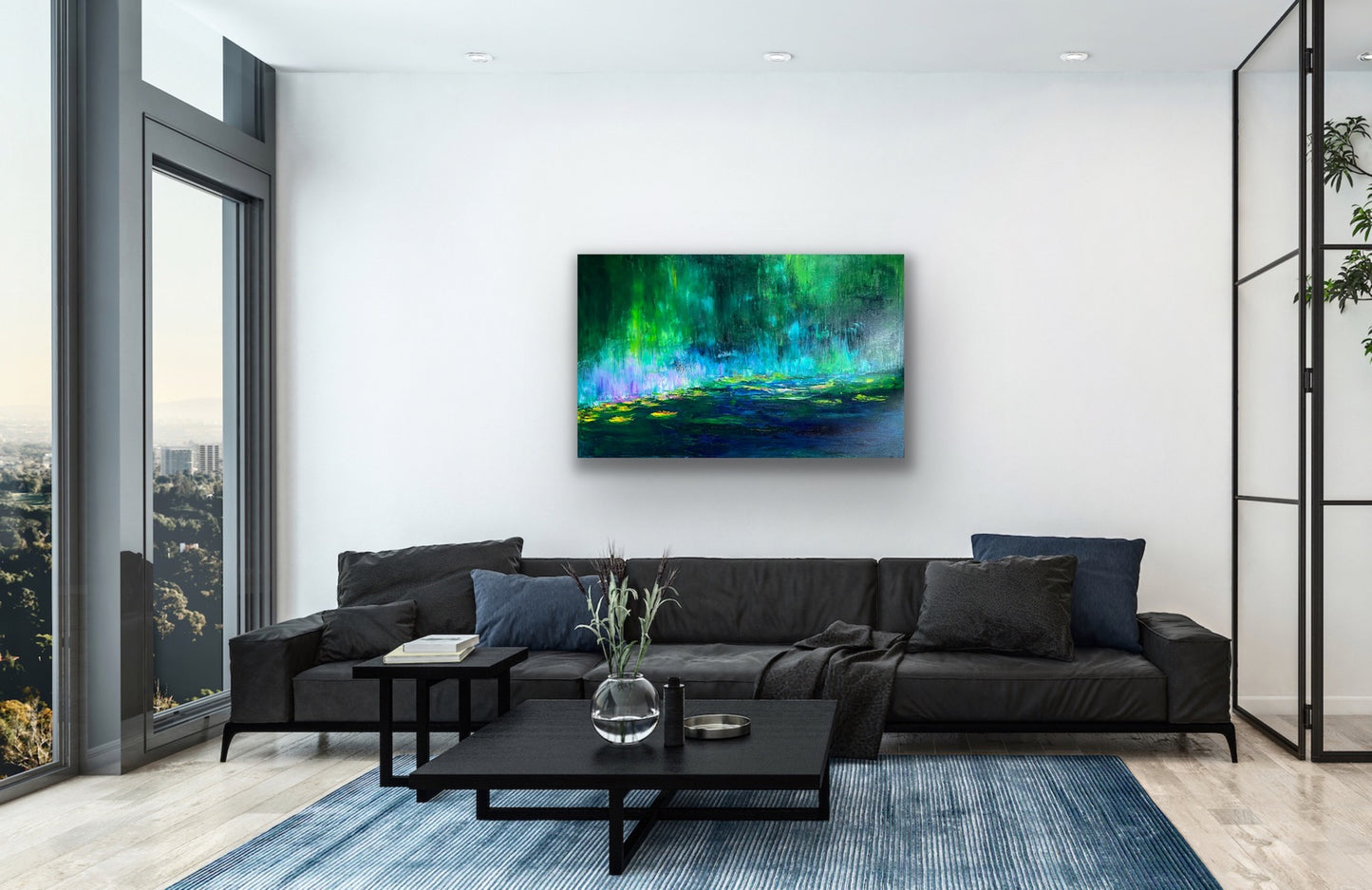 Fairy's Cove II, OIL, 25" x 39" at the Waldorf Astoria Chicago