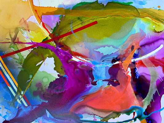 Milonga, ACRYLIC, 30" x 40"