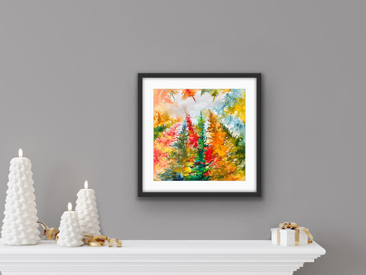 Hope, Watercolor, 12" x 12" 100% of proceeds for Direct Relief for the earthquake victims in Turkey and Syria