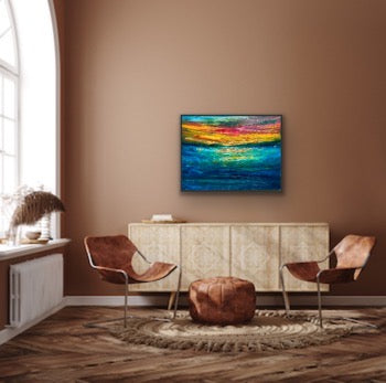 Sunset Love, Oil, 30" x 40"