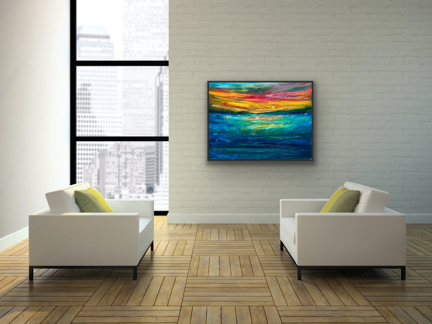 Sunset Love, Oil, 30" x 40"